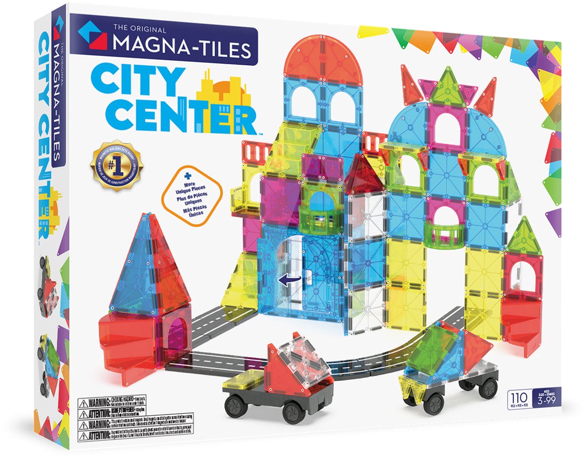 Magna-Tiles | City Center 110 Stuks Set